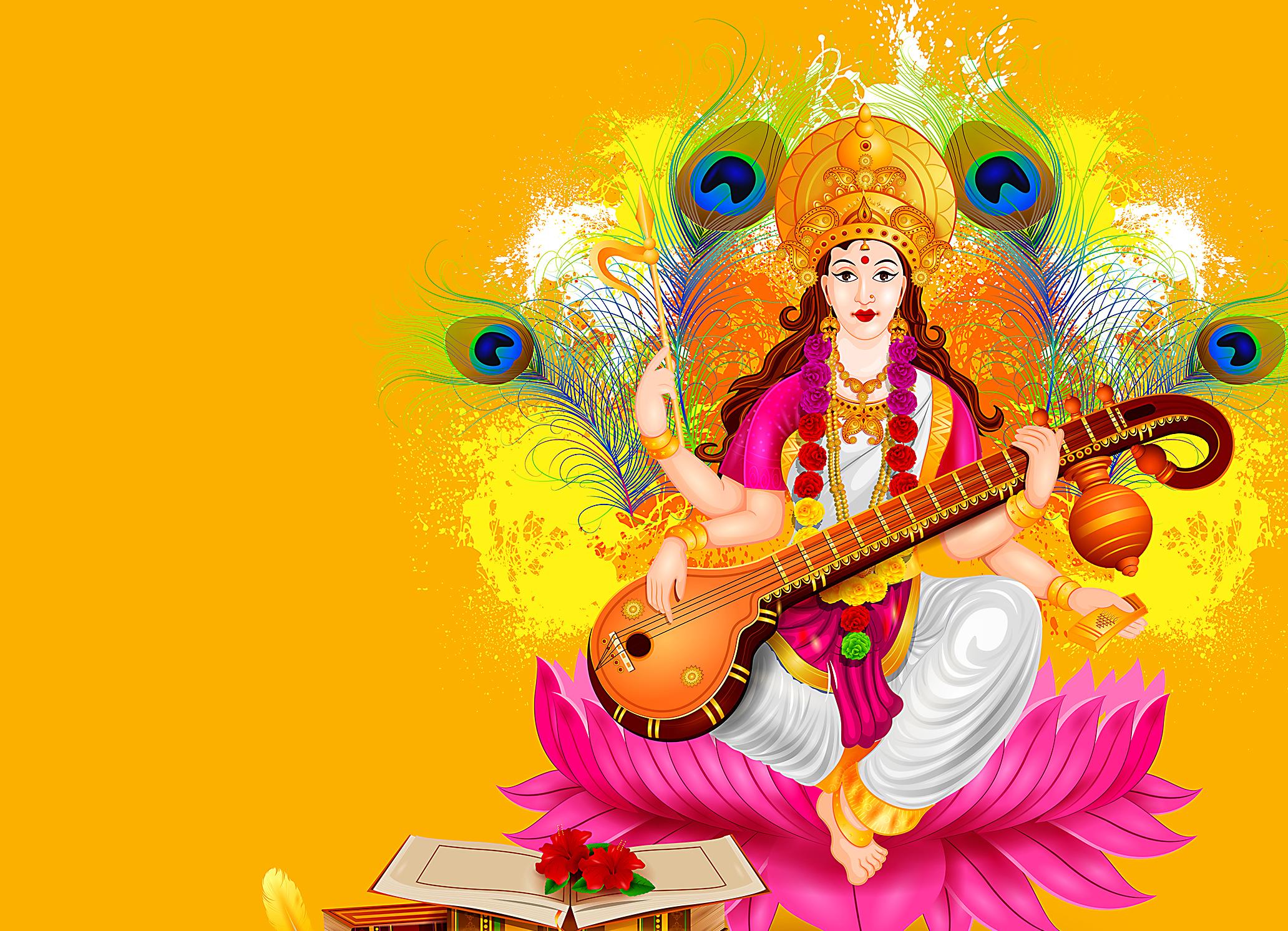 प्रेम, प्रकृति और मां सरस्वती